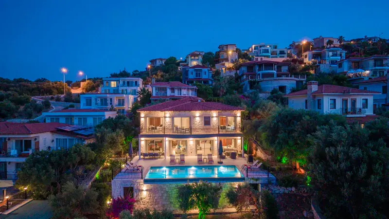 Kaş’ta denize yakın kiralık villa, fotoğraf 18