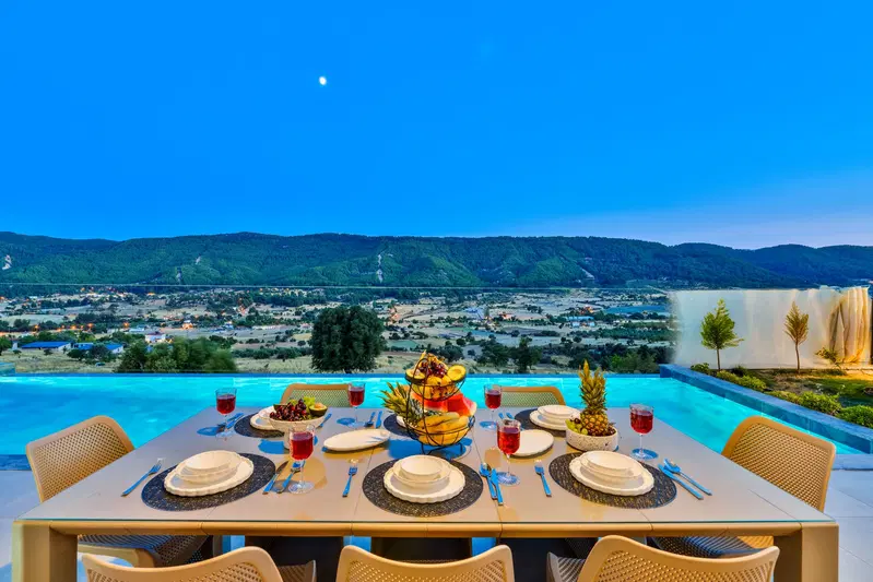 Sarıbelen’de jakuzili kiralık villa, fotoğraf 21