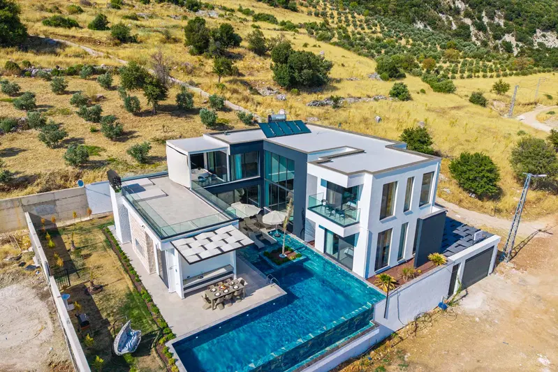 Sarıbelen’de jakuzili kiralık villa, fotoğraf 30