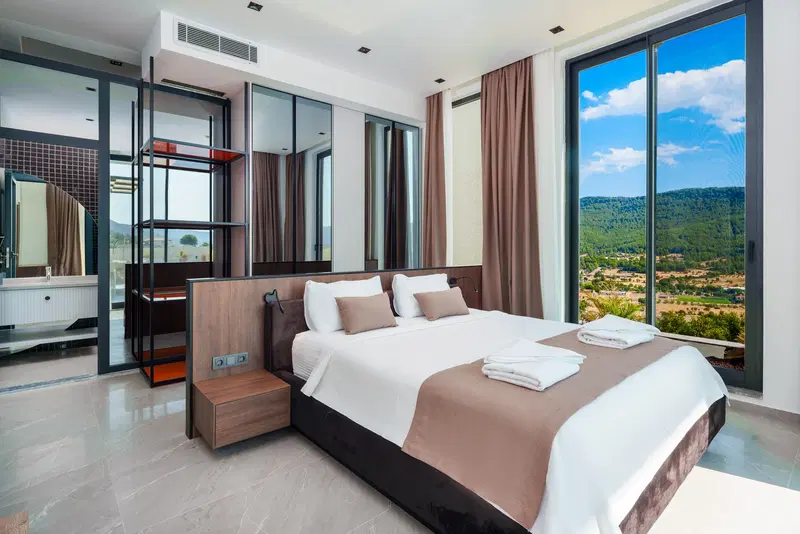 Sarıbelen’de doğa manzaralı kiralık villa, fotoğraf 41