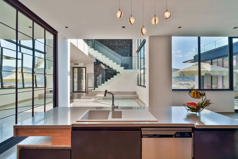 Sarıbelen’de korunaklı havuzlu kiralık villa, fotoğraf 37