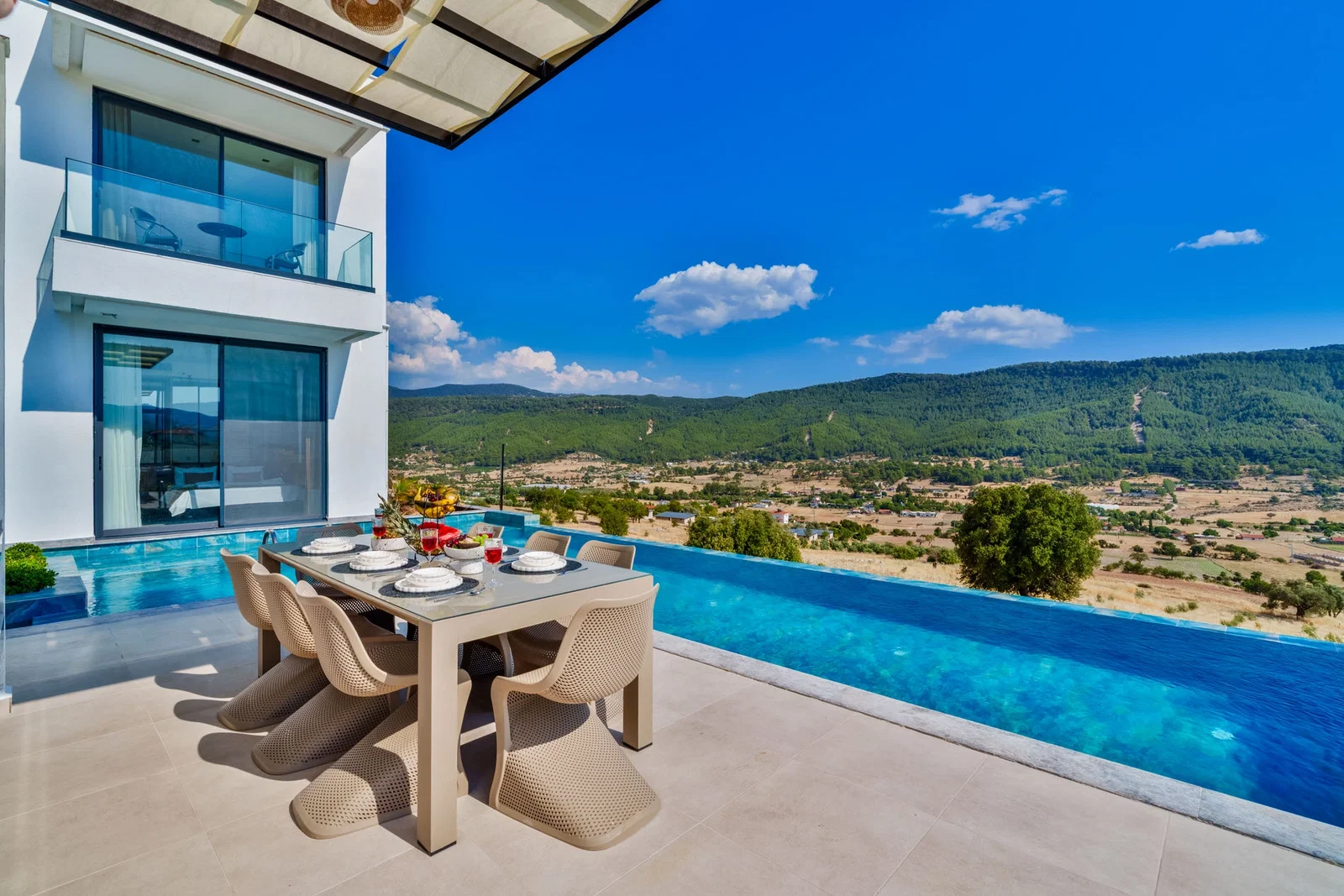 Sarıbelen’de korunaklı havuzlu kiralık villa, fotoğraf 10