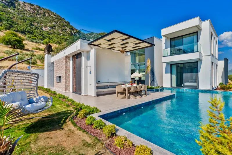 Sarıbelen’de jakuzili kiralık villa, fotoğraf 3