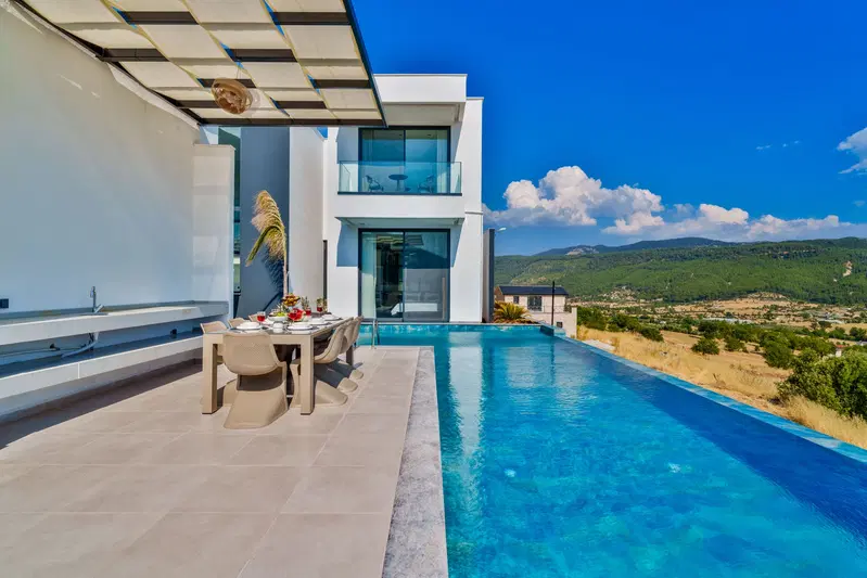 Sarıbelen’de doğa manzaralı kiralık villa, fotoğraf 14