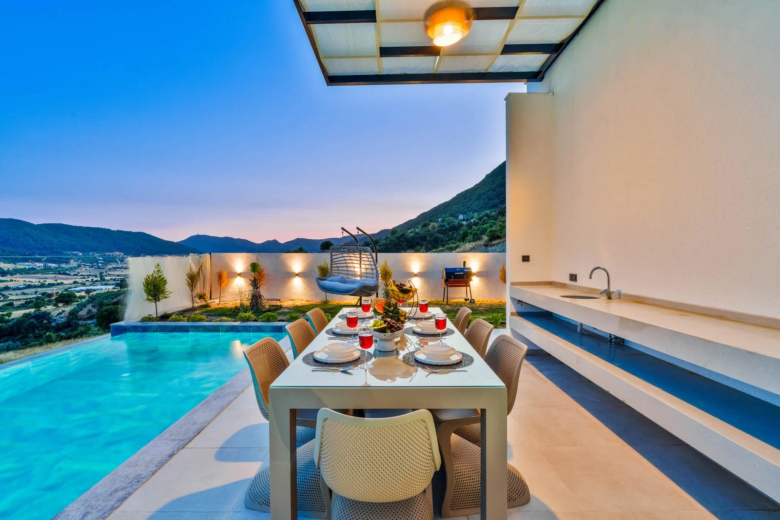 Sarıbelen’de kapalı havuzlu kiralık villa, fotoğraf 20