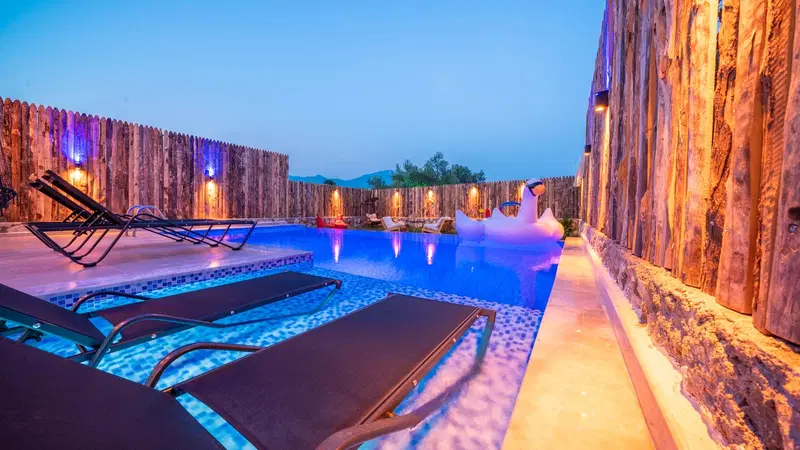 Fethiye’de doğa manzaralı kiralık villa, fotoğraf 12
