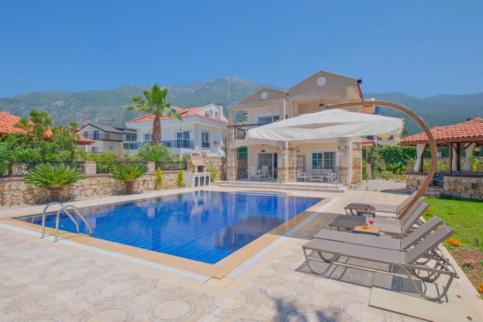 Fethiye’de jakuzili kiralık villa, fotoğraf 19