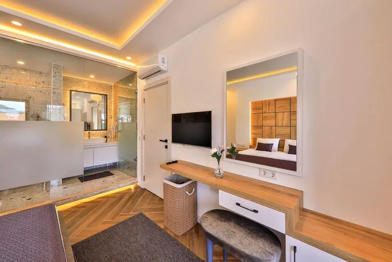 Sarıbelen’de jakuzili kiralık villa, fotoğraf 32