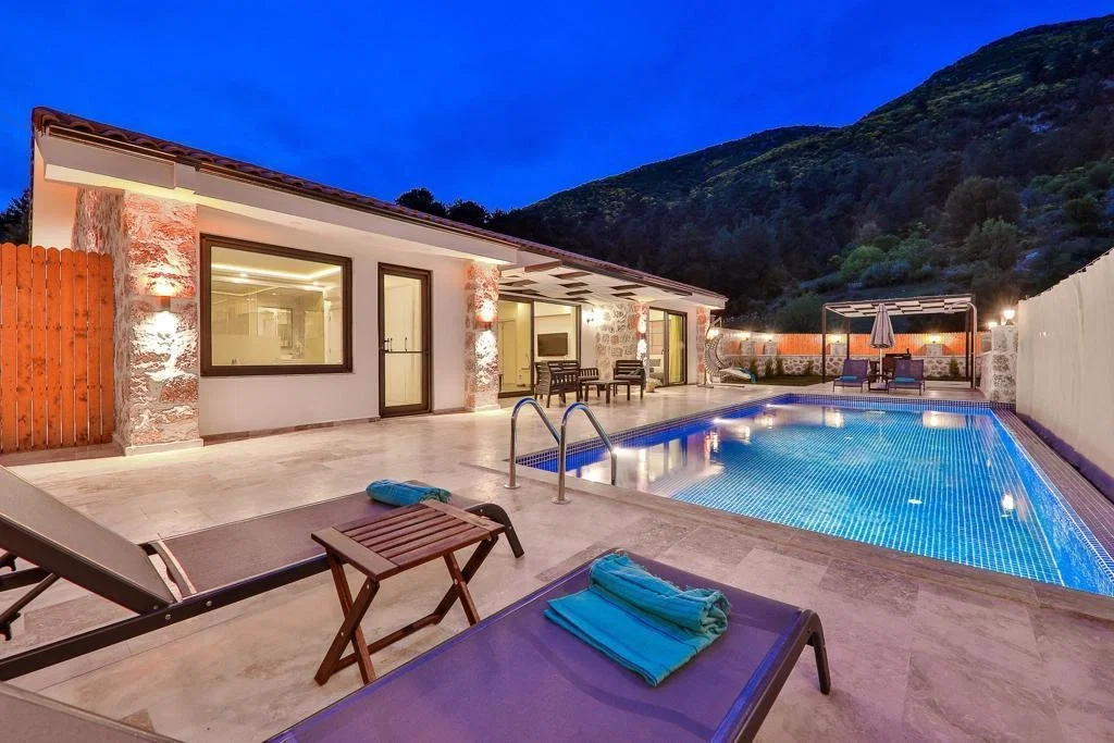 Sarıbelen’de jakuzili kiralık villa, fotoğraf 20