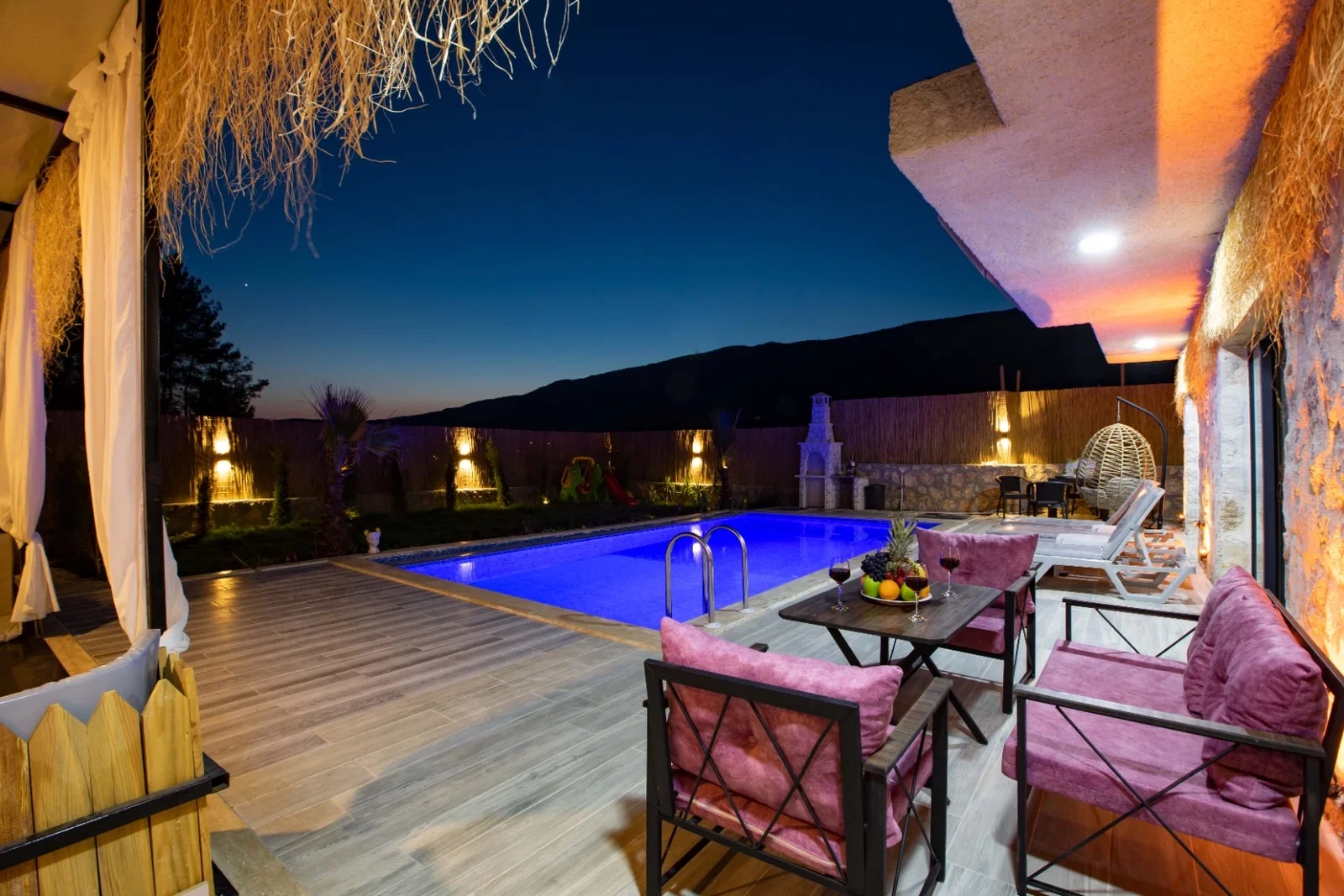 Sarıbelen’de jakuzili kiralık villa, fotoğraf 14