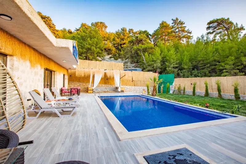 Sarıbelen’de bahçeli kiralık villa, fotoğraf 3