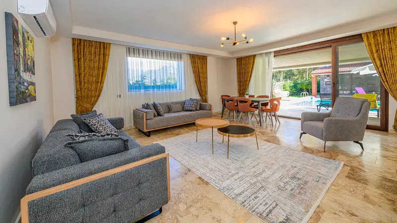 Fethiye’de bahçeli kiralık villa, fotoğraf 37
