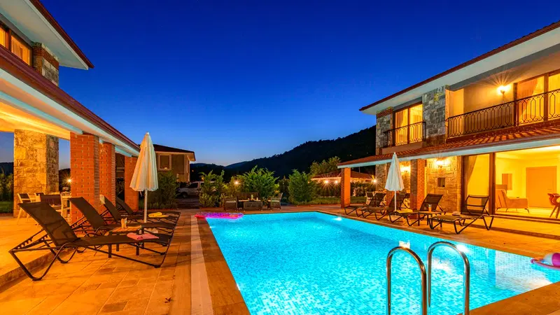 Fethiye’de bahçeli kiralık villa, fotoğraf 29
