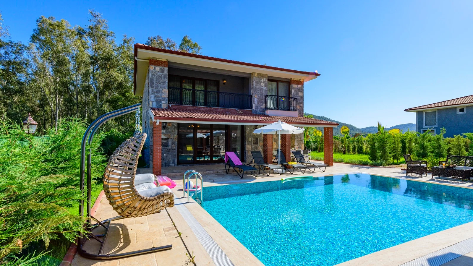 Fethiye’de bahçeli kiralık villa, fotoğraf 11