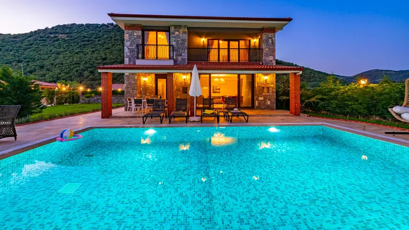 Fethiye’de özel havuzlu kiralık villa, fotoğraf 30