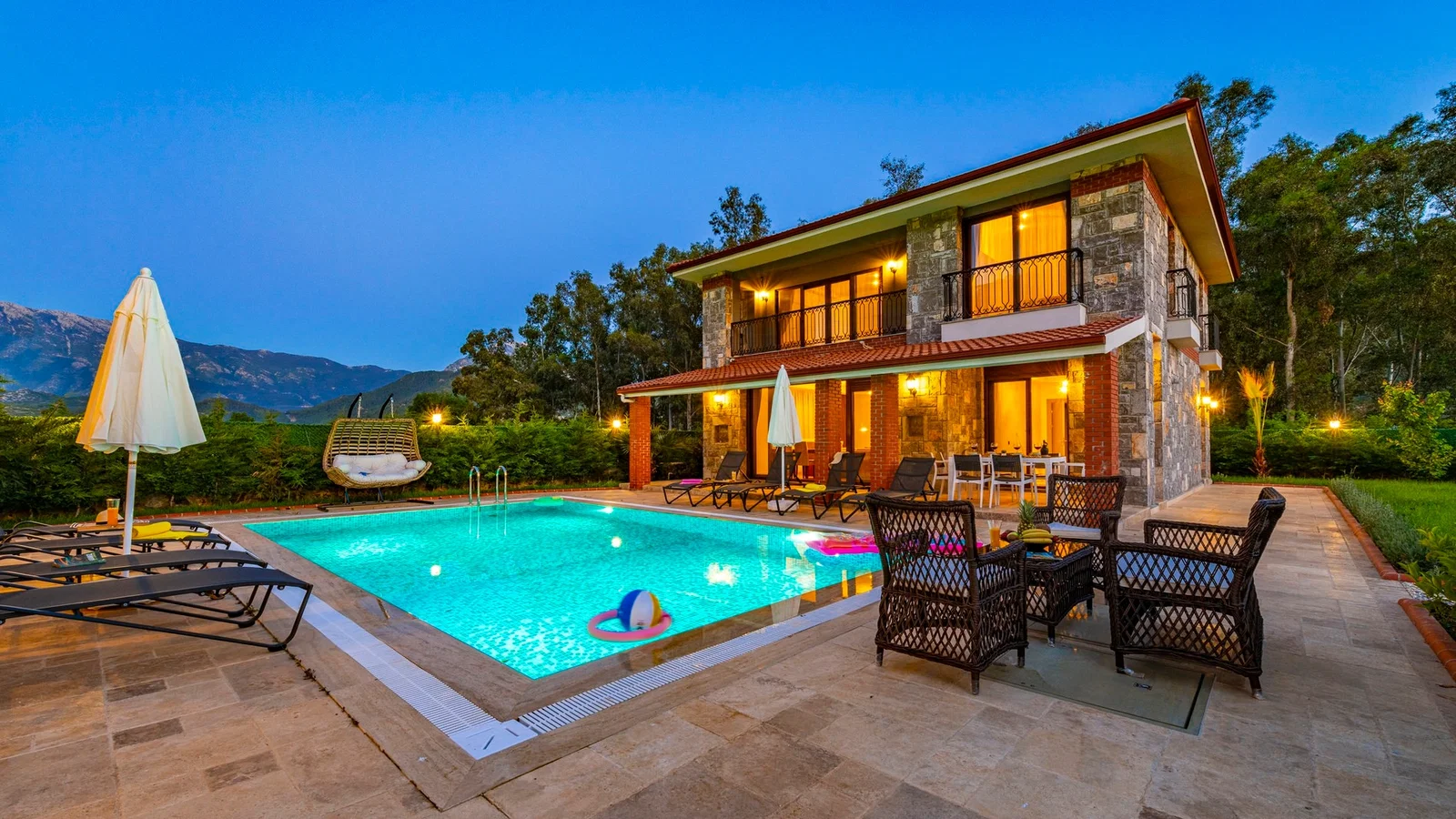Fethiye’de bahçeli kiralık villa, fotoğraf 31