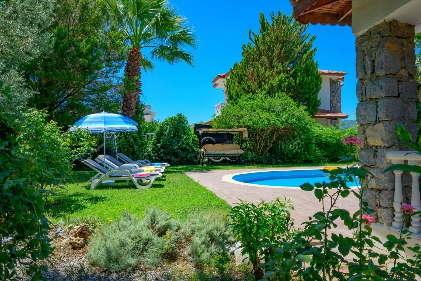 Fethiye’de bahçeli kiralık villa, fotoğraf 5