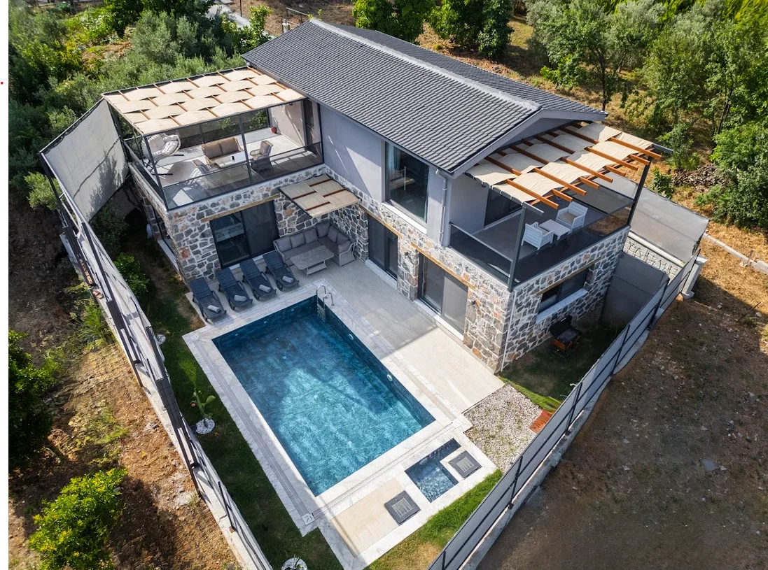 Fethiye’de bahçeli kiralık villa, fotoğraf 21