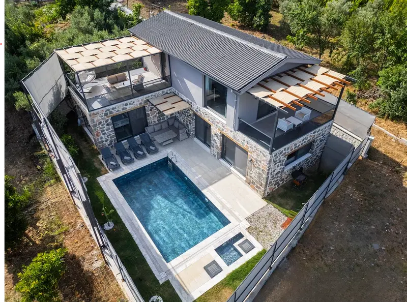 Fethiye’de bahçeli kiralık villa, fotoğraf 21