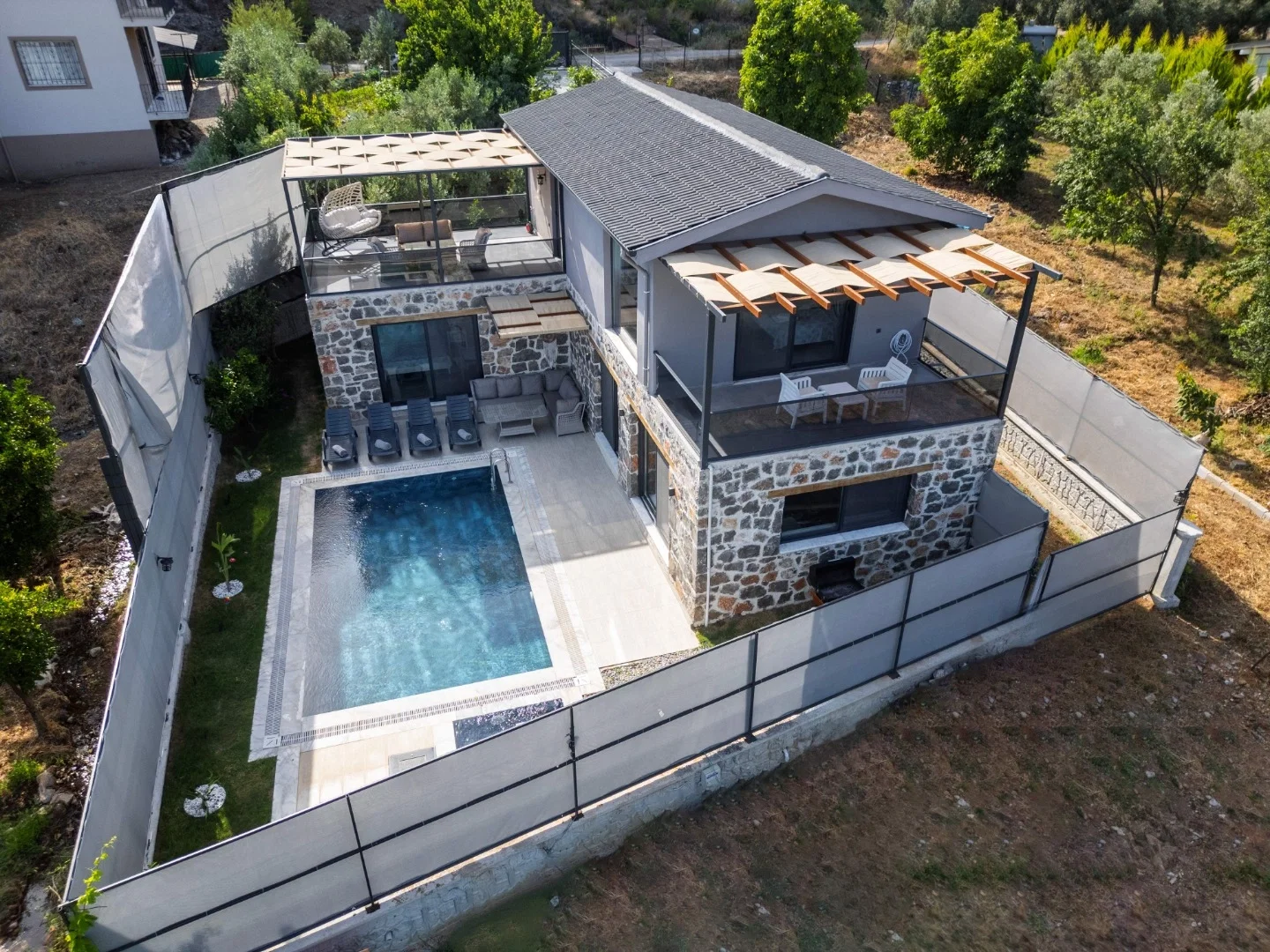 Fethiye’de çocuk havuzlu kiralık villa, fotoğraf 8