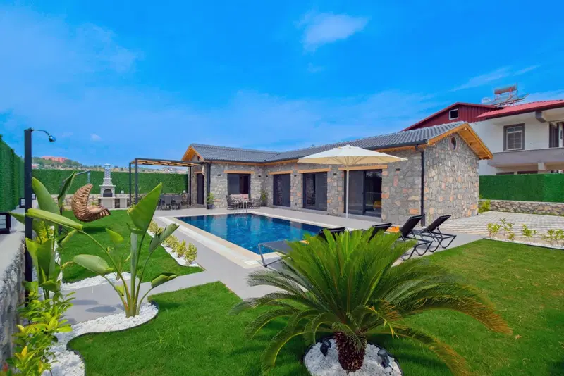 Fethiye’de bahçeli kiralık villa, fotoğraf 3