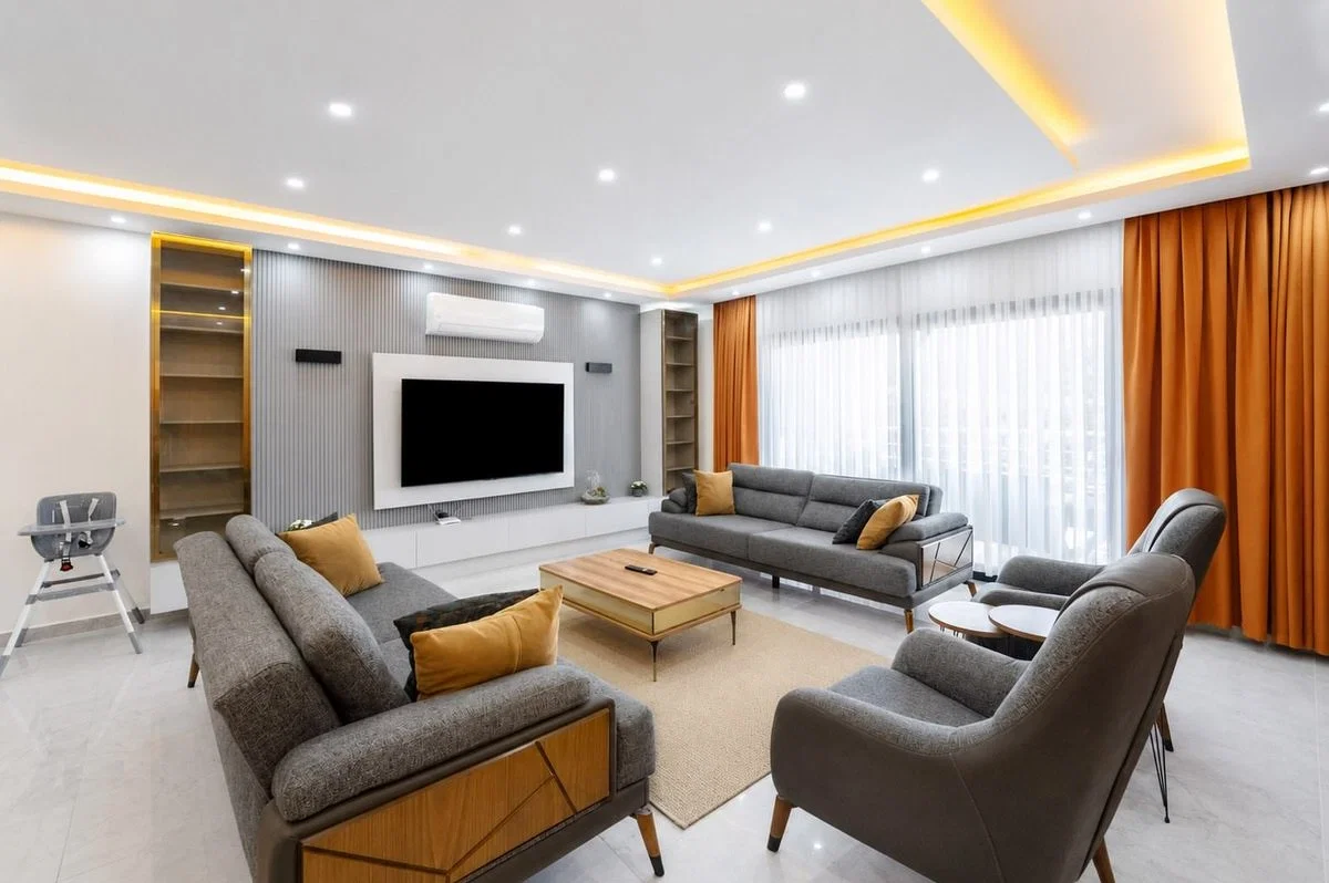 Sarıbelen’de Balayı Çiftlerine Uygun, Çocuk Havuzlu, 6 Kişilik, Kiralık Villa