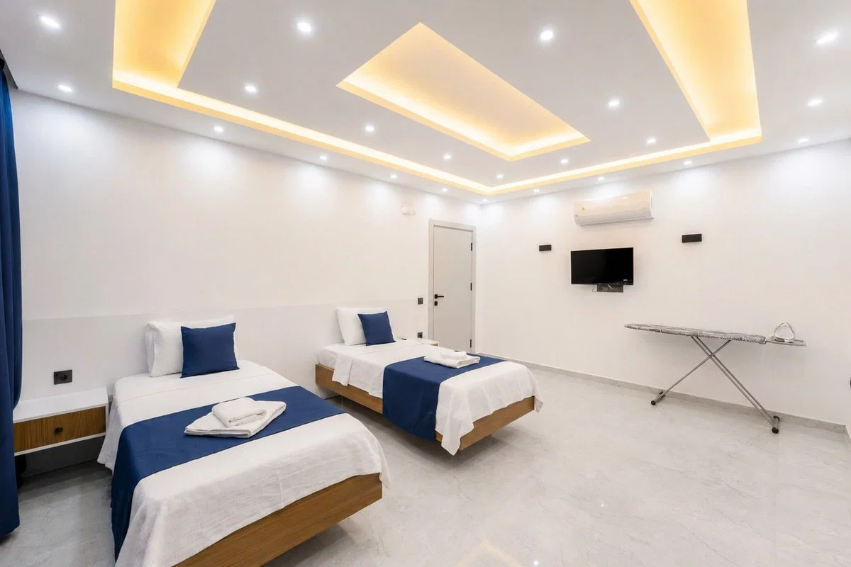 Sarıbelen’de Balayı Çiftlerine Uygun, Çocuk Havuzlu, 6 Kişilik, Kiralık Villa