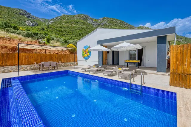 Sarıbelen’de jakuzili kiralık villa, fotoğraf 2